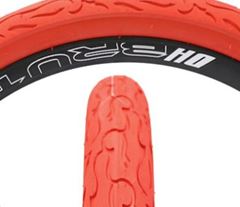 PNEU MTB SLICK 26X2.125 VERMELHO FLAME
