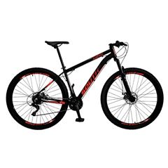BICICLETA ALUM 29 LEGEND DSM T19 PT/VERM