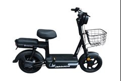 BICICLETA ELETRICA 400W DEMARCHE PT/CINZ