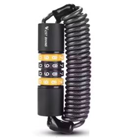 CADEADO ESPIRAL 4MMX1500MM PRETO