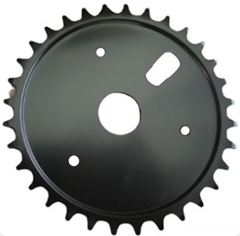 RODA DENTADA ACO 32D FECHADA PTO C/FURO