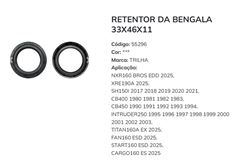 Z-RET BENG TI/FAN/BROS 160/XRE 2025