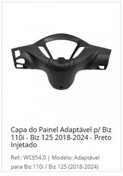 Z-CARCACA PAINEL BIZ 110/125 18/24 PTO