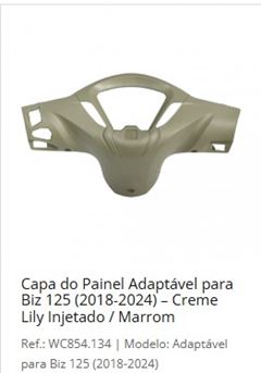Z-CARCACA PAINEL BIZ 110/125 18/24 CREME