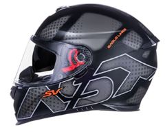 Z-CAPACETE ASX EAGLE 58 PTO F/PRAT/GRAFI