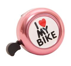 BUZINA TRIM TRIM LOVE BIKE AÇO ROSA