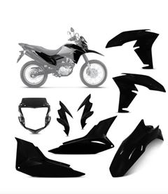 Z-KIT CAREN BROS 160 22/24 PRETO 5PÇS