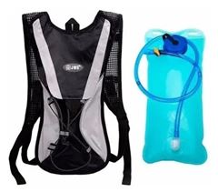 MOCHILA COMP HIDRATACAO PRETO/CINZA 2LT