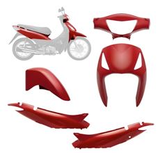 Z-KIT CAREN  BIZ 125 05/06 VERM. CA 4PÇS