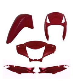 Z-KIT CAREN  BIZ 125 07/08 VERM.GUA 4PÇS