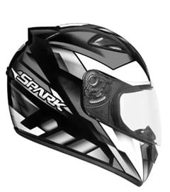 Z-CAPACETE SPARK OROC 60 PTO/PRATA