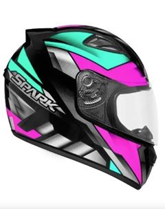 Z-CAPACETE SPARK OROC 58 PTO/TIFANY