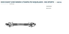 EIXO DT 3/8X140 C/TAMPA PO CROMADO