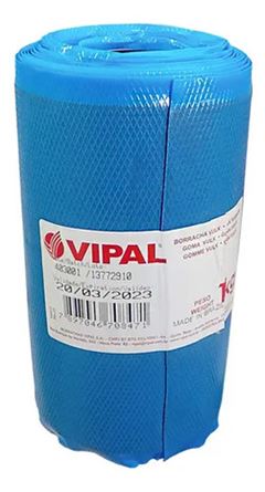 REMENDO VULCANITE 160X1MM ROLO 1KG AZUL